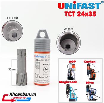 Mũi khoan từ Unifast TCT 24x35