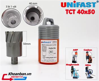 Mũi khoan từ Unifast TCT 40x50