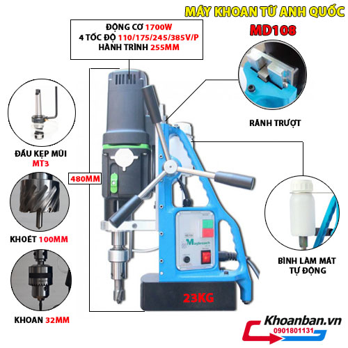 máy khoan từ md108